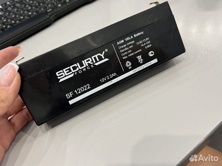 Аккумулятор 12v 2.2ah