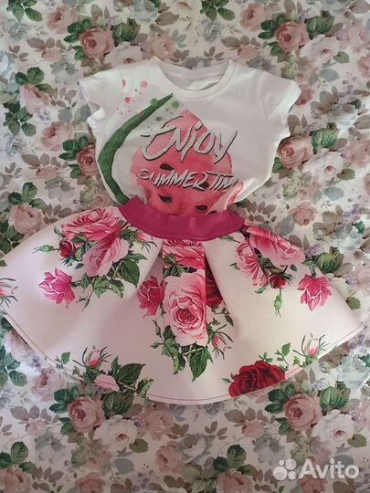 Вещи пакетом на девочку 92-98-104