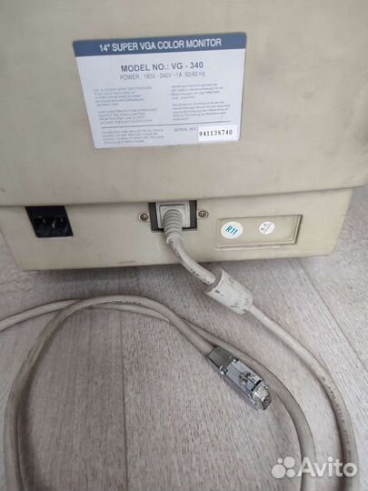 Ретро монитор 1994г. VGA 14