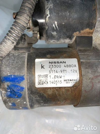 Стартер Nissan X-Trail T32