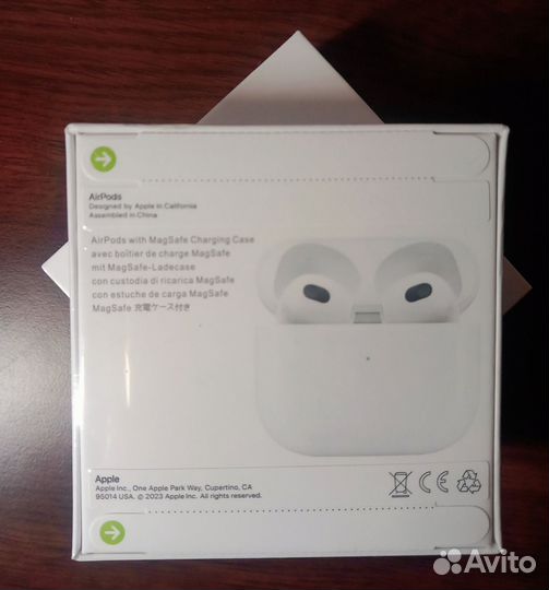 Беспроводные наушники apple airpods 3