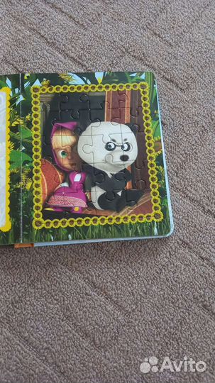 Книжка-пазл Маша и Медведь