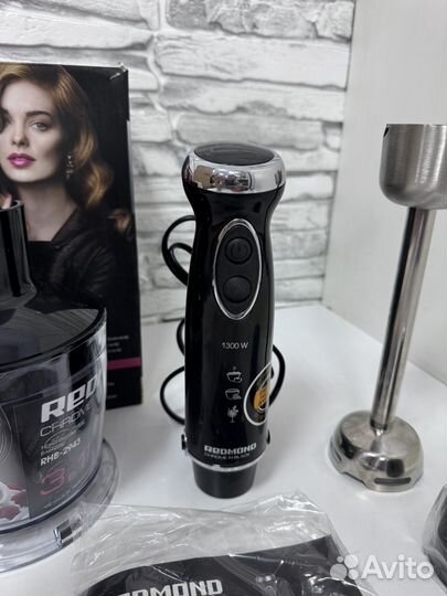 Погружной блендер redmond новый