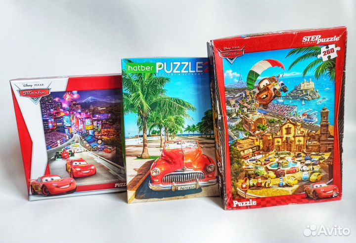 Пазлы для мальчика Машинки Тачки