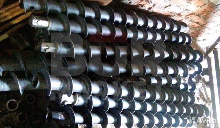 Шнек буровой, для бкм D-650мм, L -3м