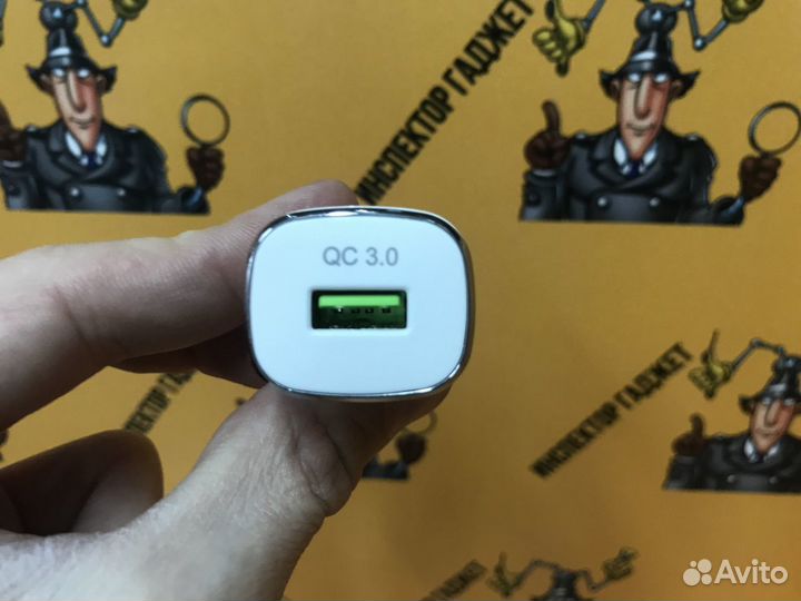 Автомобильная зарядка 3 ампера 18W Type-c