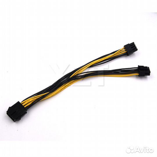 Переходник 8 пин 2+6 для доп питания видеокарты