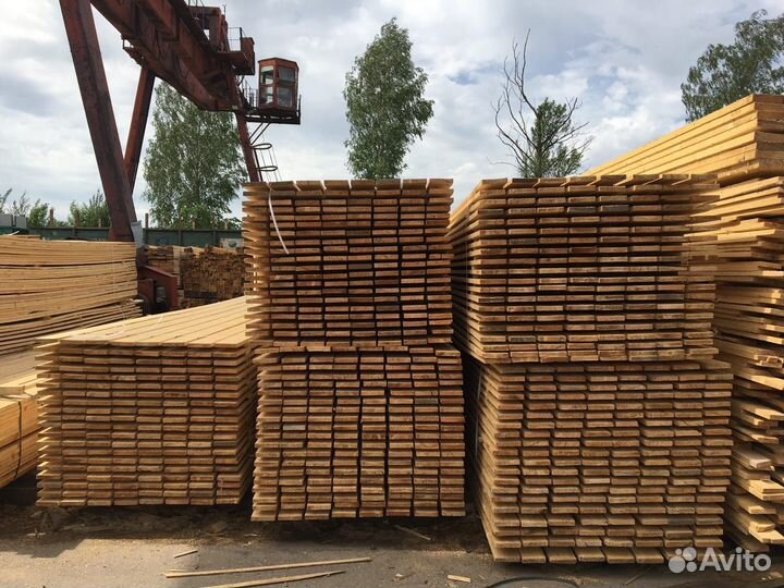 Доска обрезная хвоя 25x100x6000