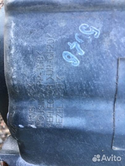 Левая фара на chevrolet lanos