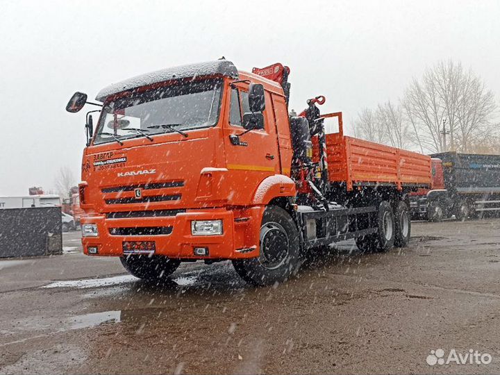 КАМАЗ 65115 с КМУ, 2023