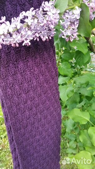 Плед детский вязаный ручная работа