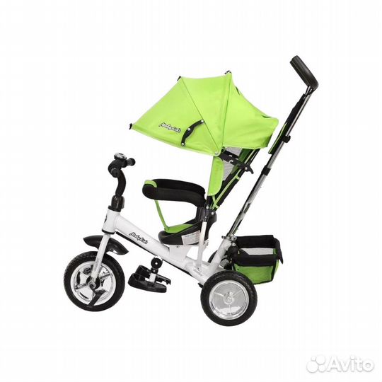 Детский трехколесный велосипед с ручкой