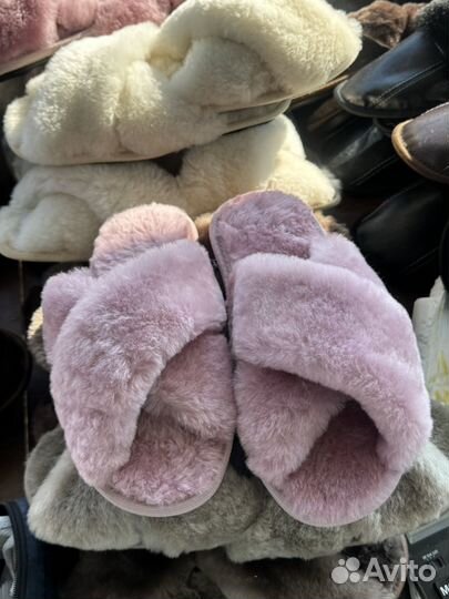 Тапочки из овчины