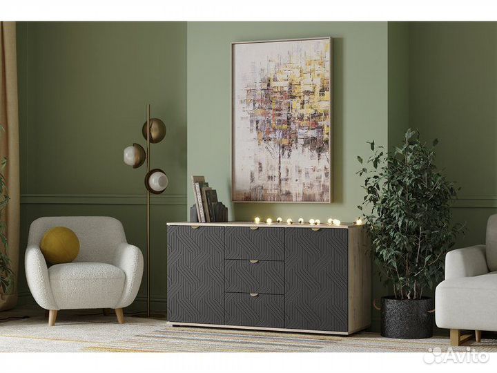 Тумба Монблан-2 Fancy Grafit