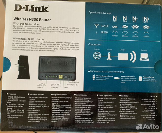 Роутер d link n300 dir 615