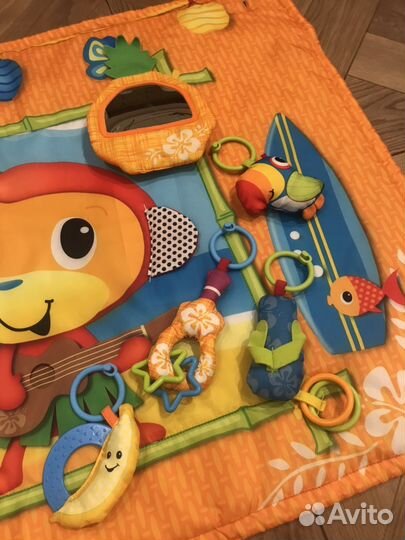 Развивающий музыкальный коврик infantino остров (С