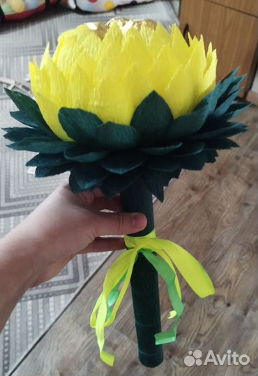 Цветок из подсолнуха