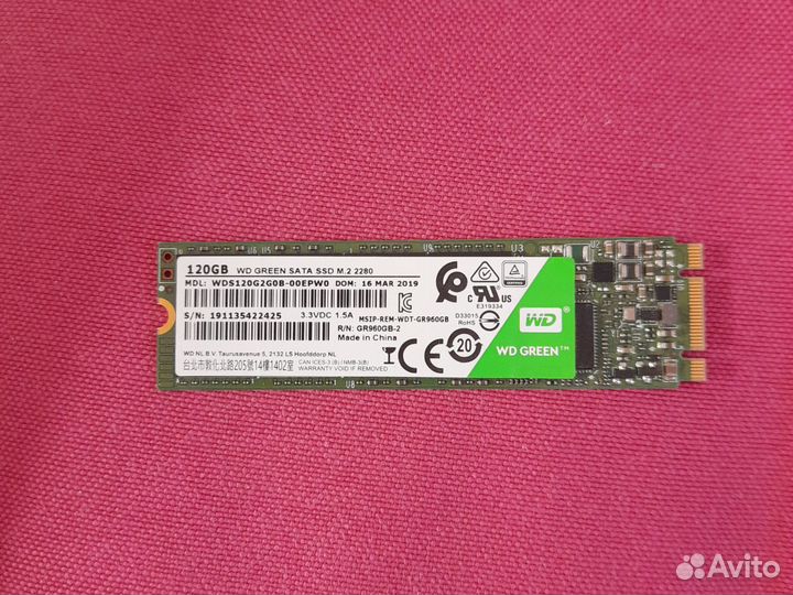 SSD M2 120gb