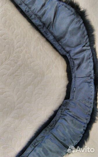 Воротник меховой черный