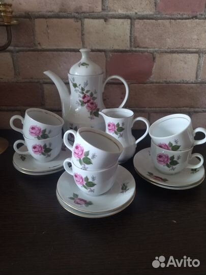 Сервиз кофейный ГДР винтаж