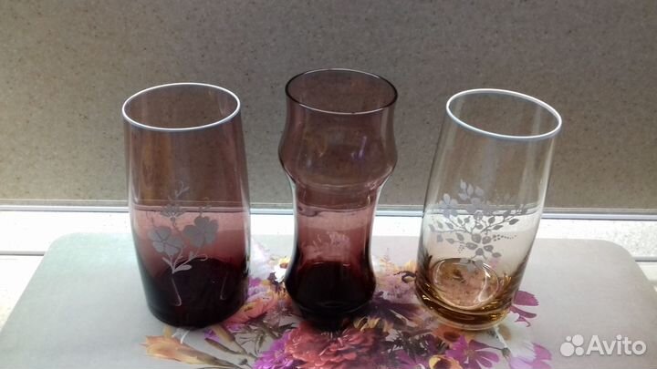 Стаканы, рюмки, фужеры