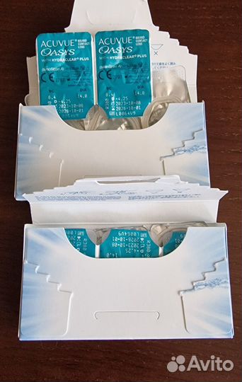 Линзы контактные acuvue oasys -4.25