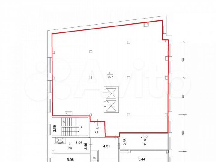 Офис, ПСН площадью 272,2 м²