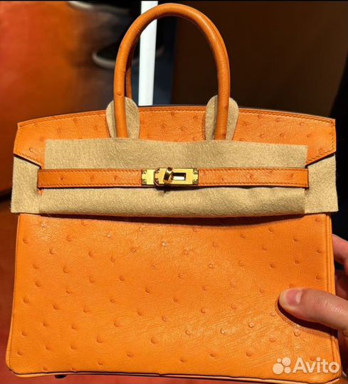 Сумка Hermes birkin 25 Apricot оригинал из Европы