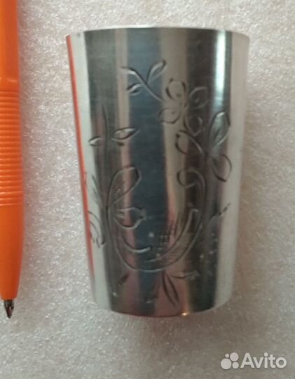 Стопка серебро 84 проба. Штихель