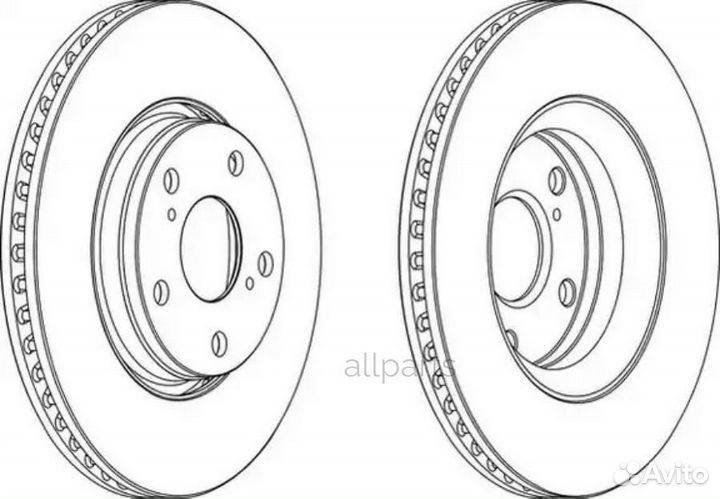 Ferodo DDF1756 Торм.диск передн.вентил.295x26 5 от