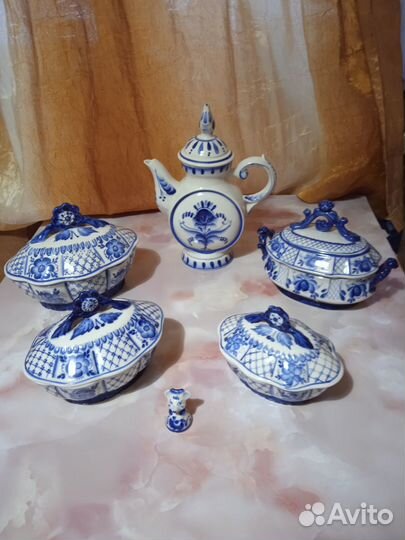 Посуда гжель (СССР)