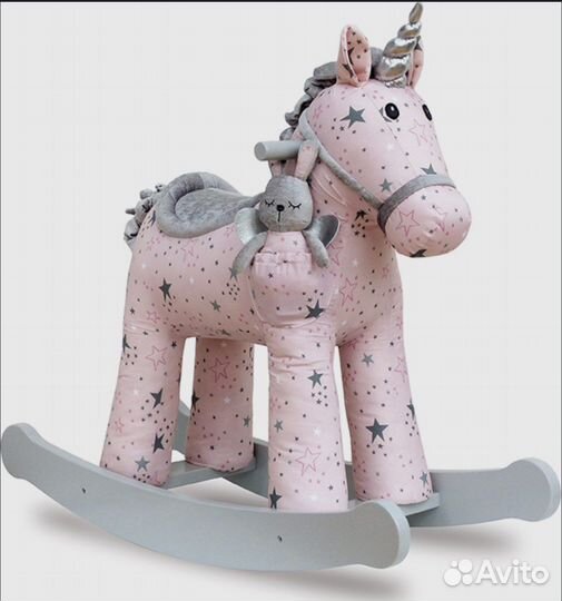 Лошадка качалка Little Bird Told Me, единорог