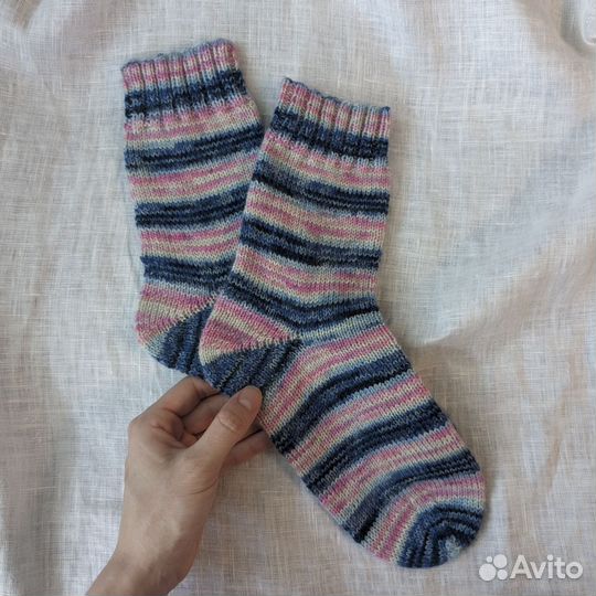 Вязаные носки ручной работы 35-36