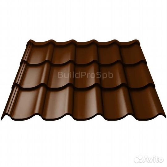 Металлочерепица классик 0,45мм, Drap