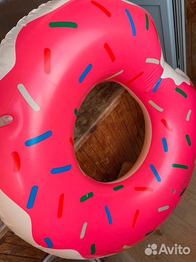 Круг надувной пончик плавательный в ассортименте