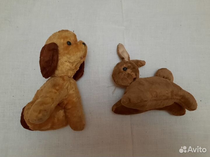 Мягкие игрушки медведи, собака, винтаж СССР