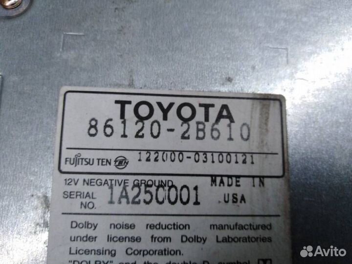 Магнитола 861202B610 Тойота