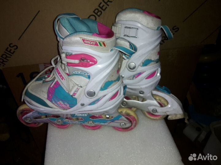 Роликовые коньки детские 30-35 размер