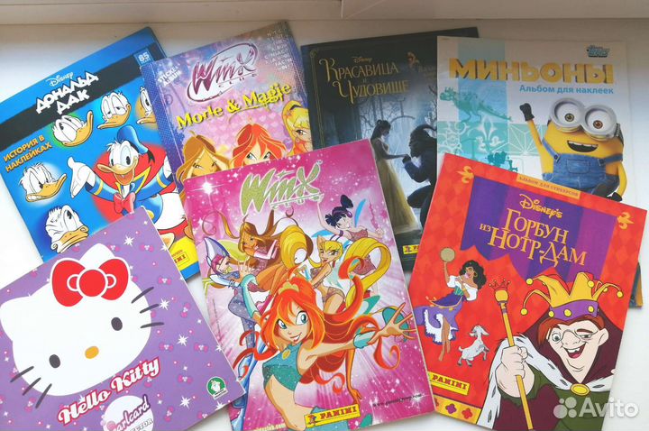 Альбомы для наклеек панини, разные