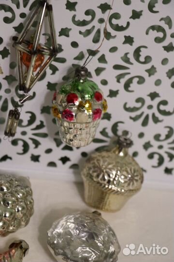 Елочные игрушки СССР ретро винтаж