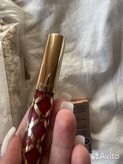 Косметика набором:соль,пудра,блеск estee lauder