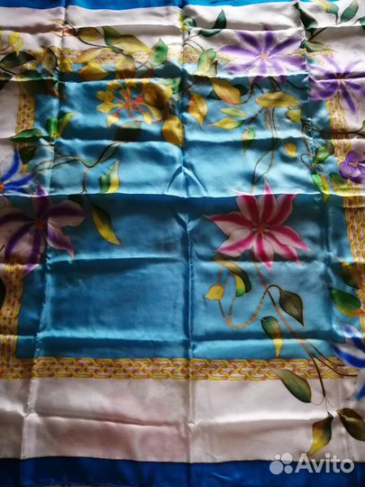 Rosa Parks подписной платок натуральный шёлк 90х90