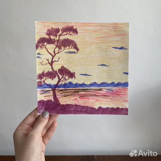 Рисунки пастелью, акварелью, картины