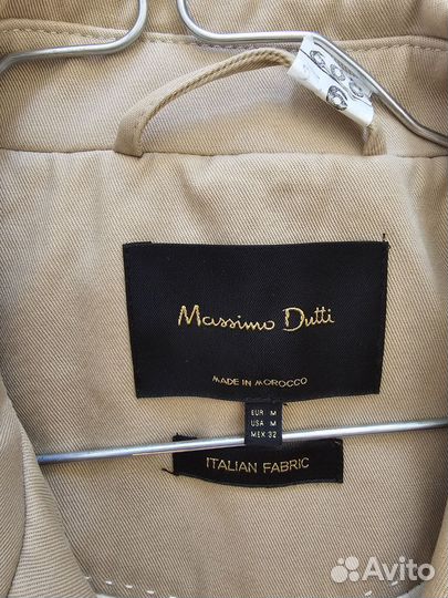Плащ тренч massimo dutti