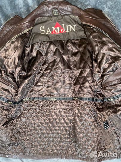 Кожаная куртка мужская