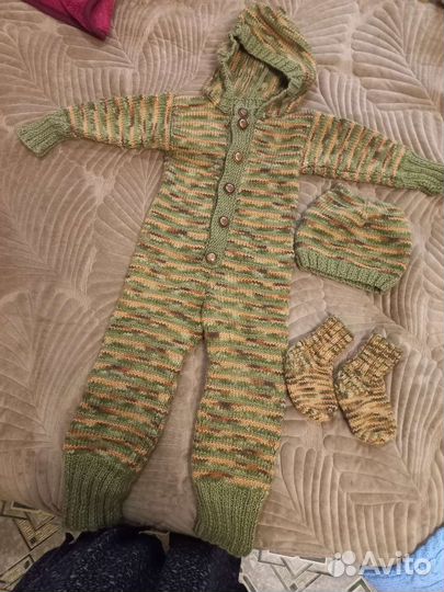 Детские вещи ручное вязание бу