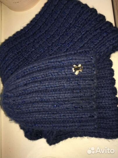 Шапка и снуд женский