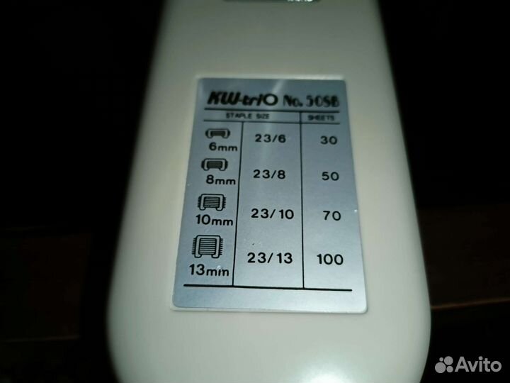 Степлер 50sb со скобами и антистеплером