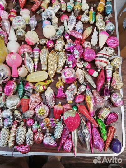 Новогодние игрушки СССР гирлянды