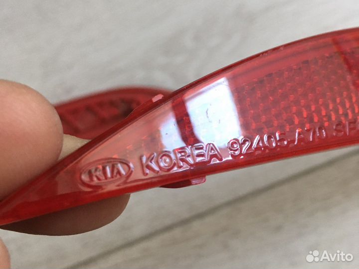 Kia cerato 3 YD Катафот заднего бампера 13-16г